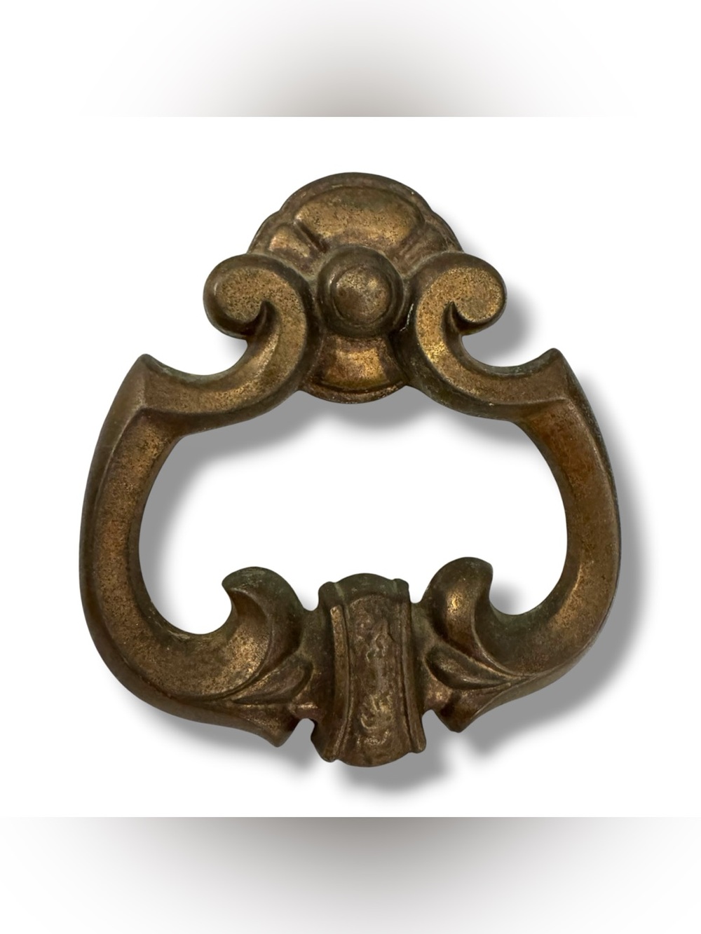 Vintage KBC Keeler Brass Co N6388 Brass Drawer Pulls Set of 5 French Provincial